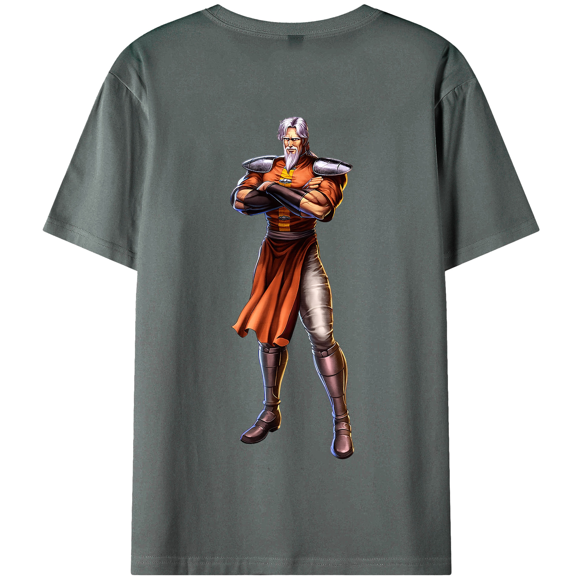 （画像用） 北斗の拳 Fist of the North Star 綿100％半袖Tシャツ（背面プリント）